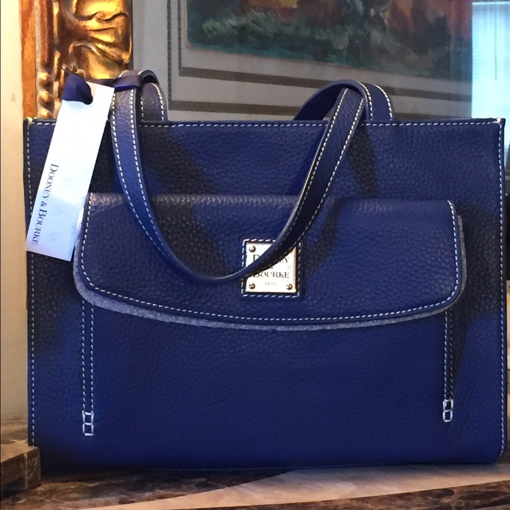 Dooney & Bourke Pebble Leather Janine Handbag