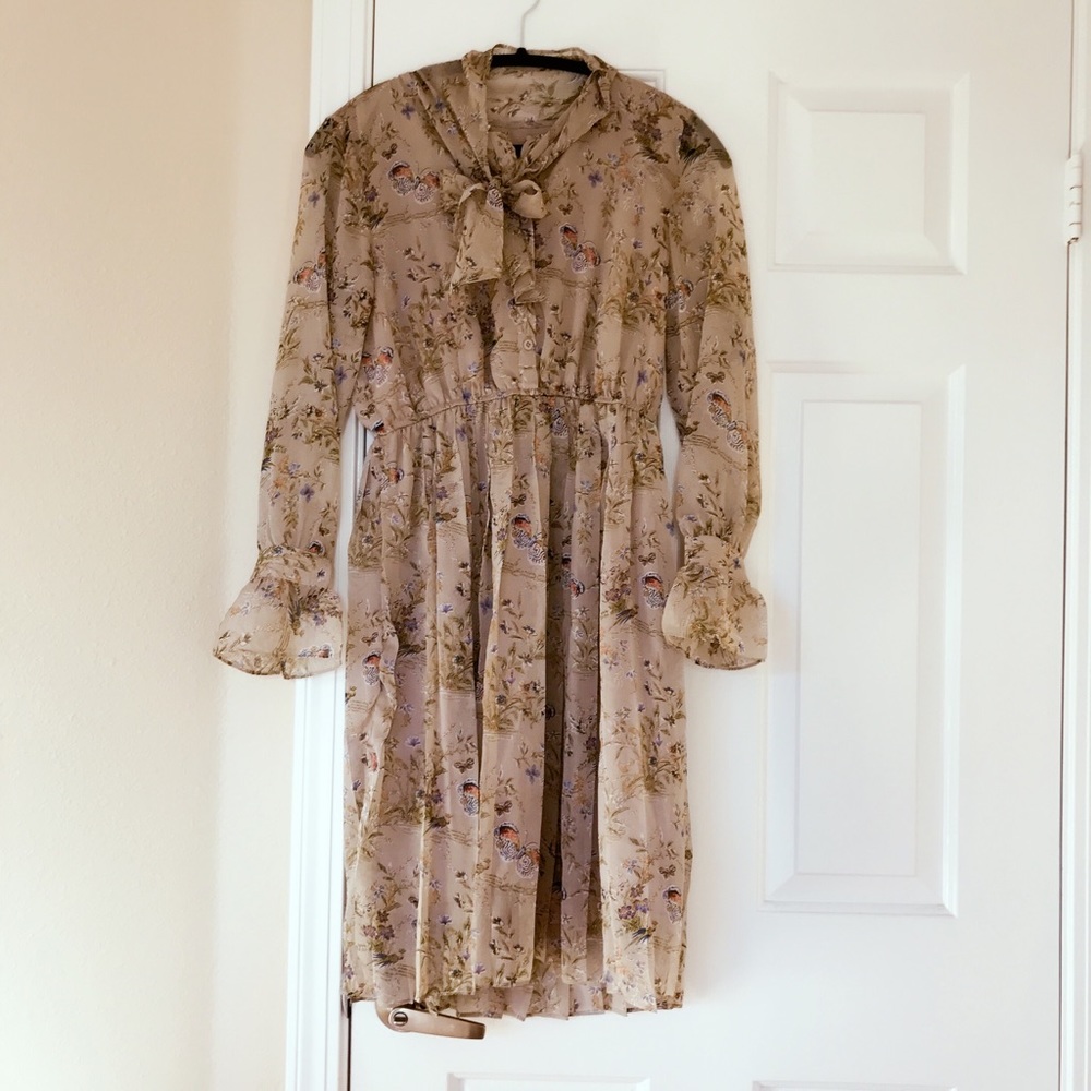nice print dress