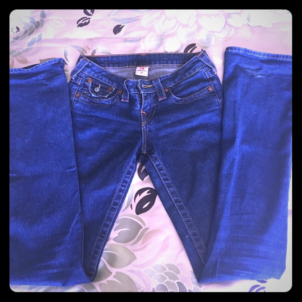 Very flattering True Religion Jeans!