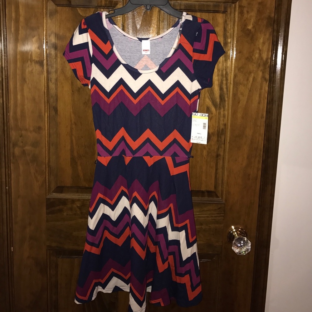 Printed cotton dress