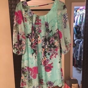Floral mini dress
