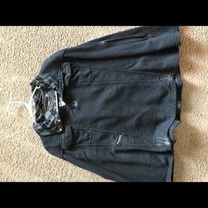 Diesel brand gray poncho