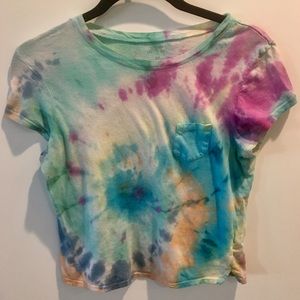 Tie-dye crop top