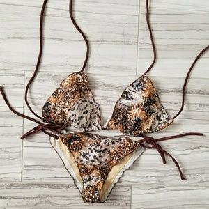 Sequence and Cheetah Print Bikini