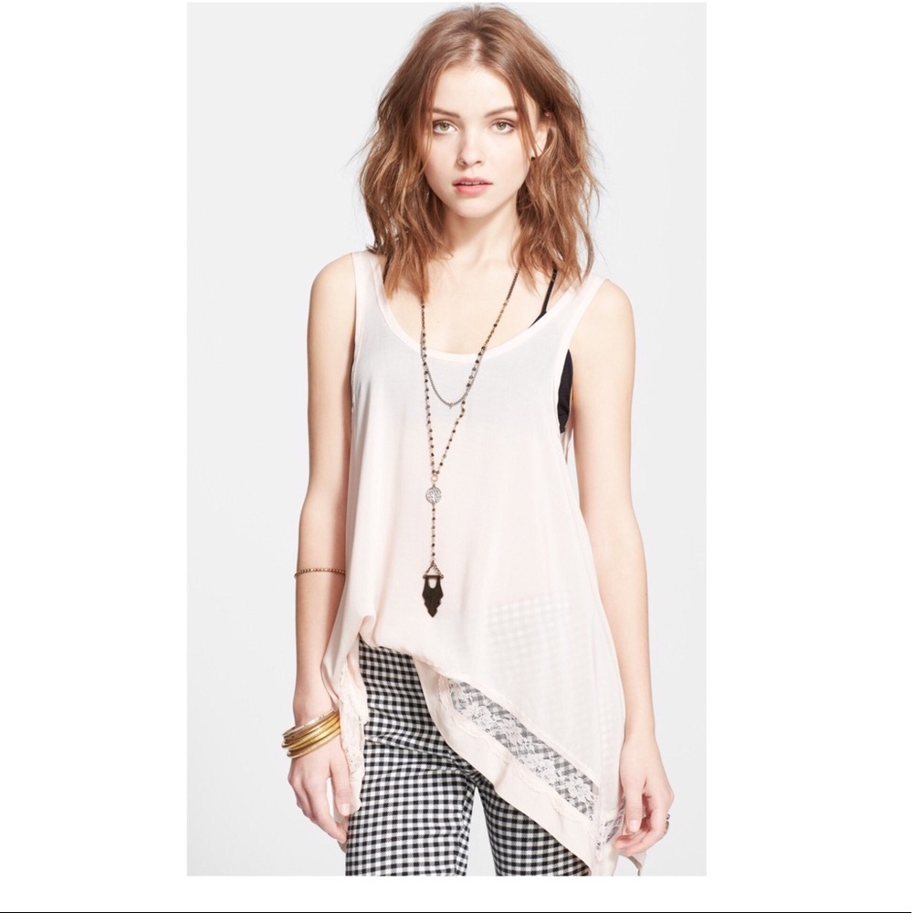 Free People Handkerchief Hem Tank