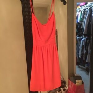 Neon Coral Dress