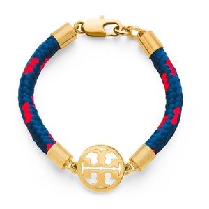 🆕 Tory Burch Disc Logo Rope Bracelet
