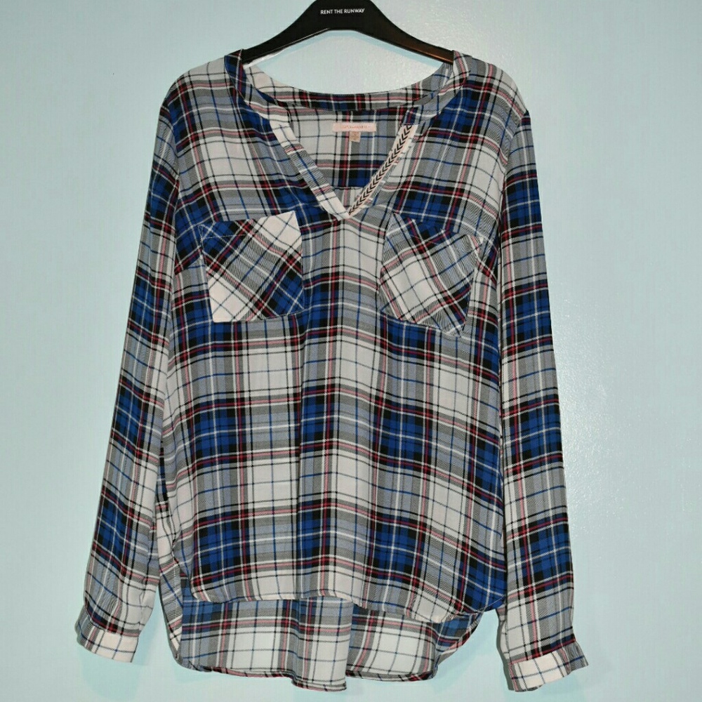 Stitch Fix plaid top