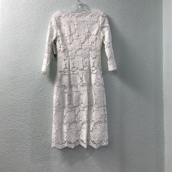 Sue Wong 3/4 Sleeve Lace Dress - Picture 3 of 3