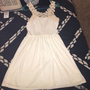 Off white cocktail dress!