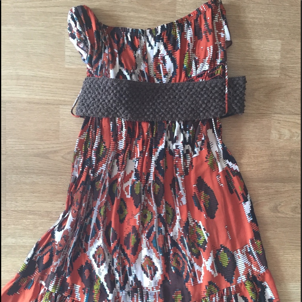 🌟Tribal Strapless Dress - Picture 3 of 4