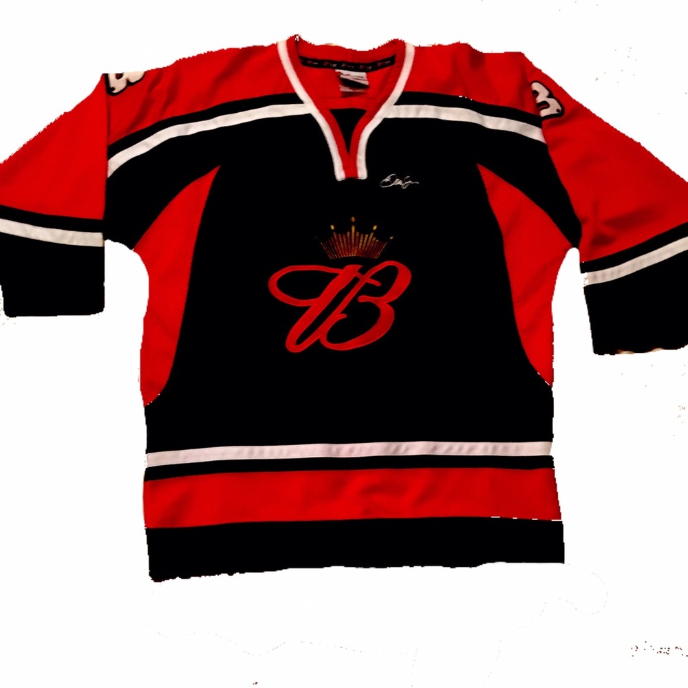 Dale Earnhardt jr/ Budweiser hockey jersey