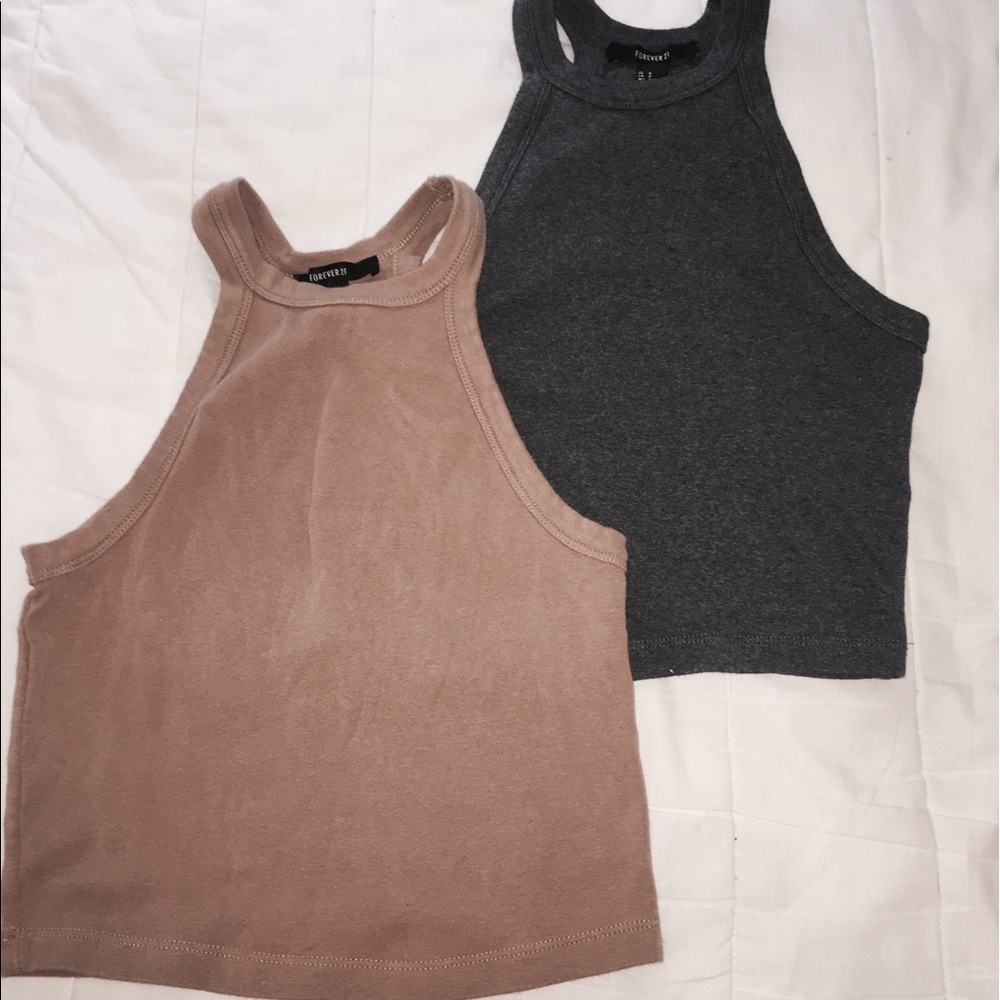 !¡ BUNDLE !¡ 2 knit cropped tops
