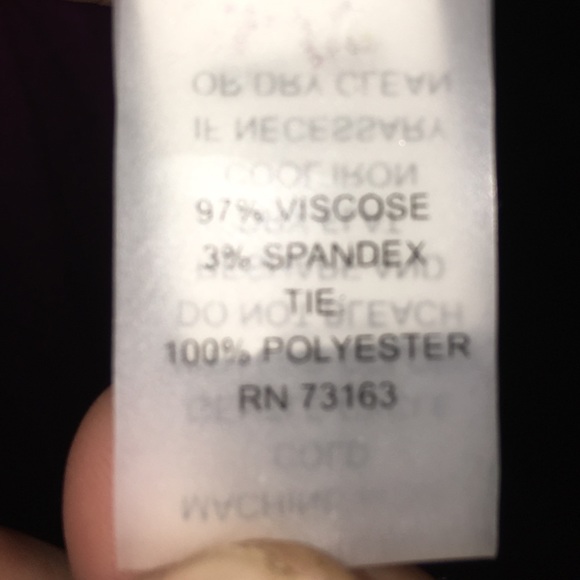 XL Cable & Gauge Purple T Back Blouse - Picture 4 of 5