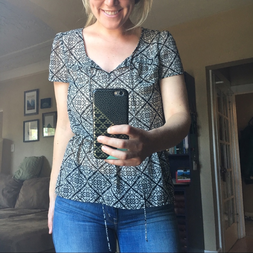 Mossimo Peplum Top