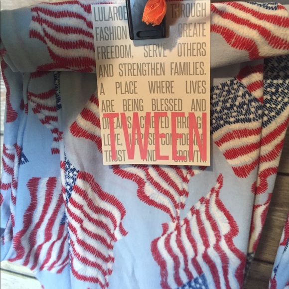 Lularoe americana os/tween set - Picture 3 of 4