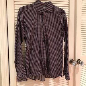 Eton Purple Slim fitted shirt