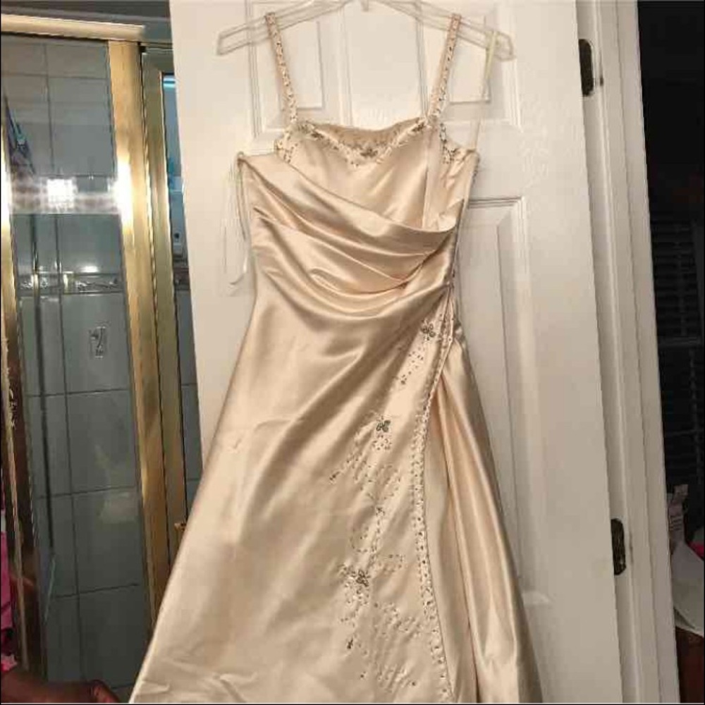 Special occasion silk dress