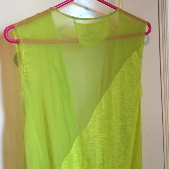 Neon yellow coverup - Picture 4 of 4