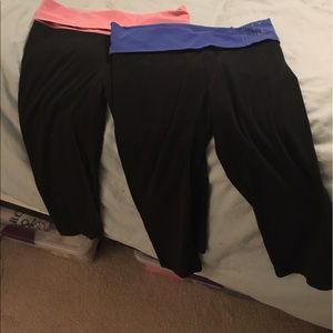 VS PINK yoga pants- 2 pairs. Size S