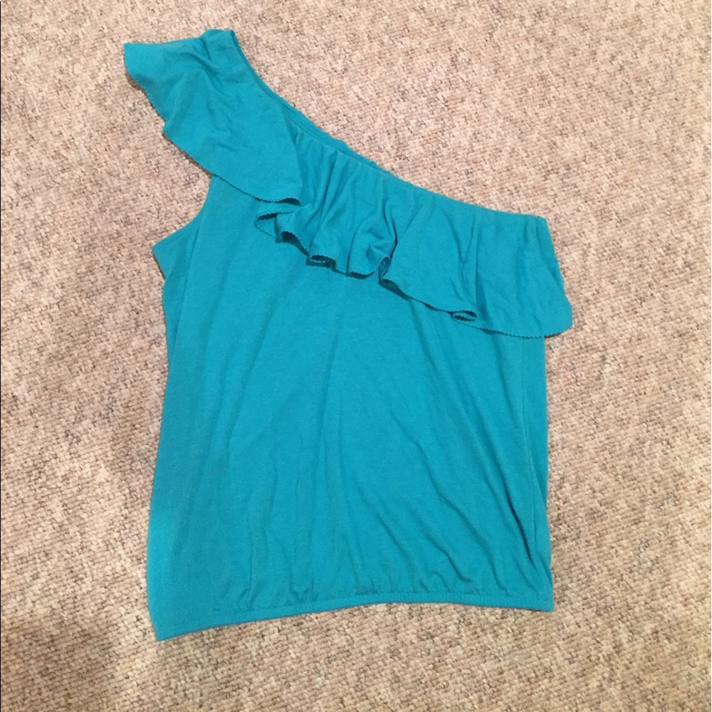 One-shoulder ruffle top from American Eagle