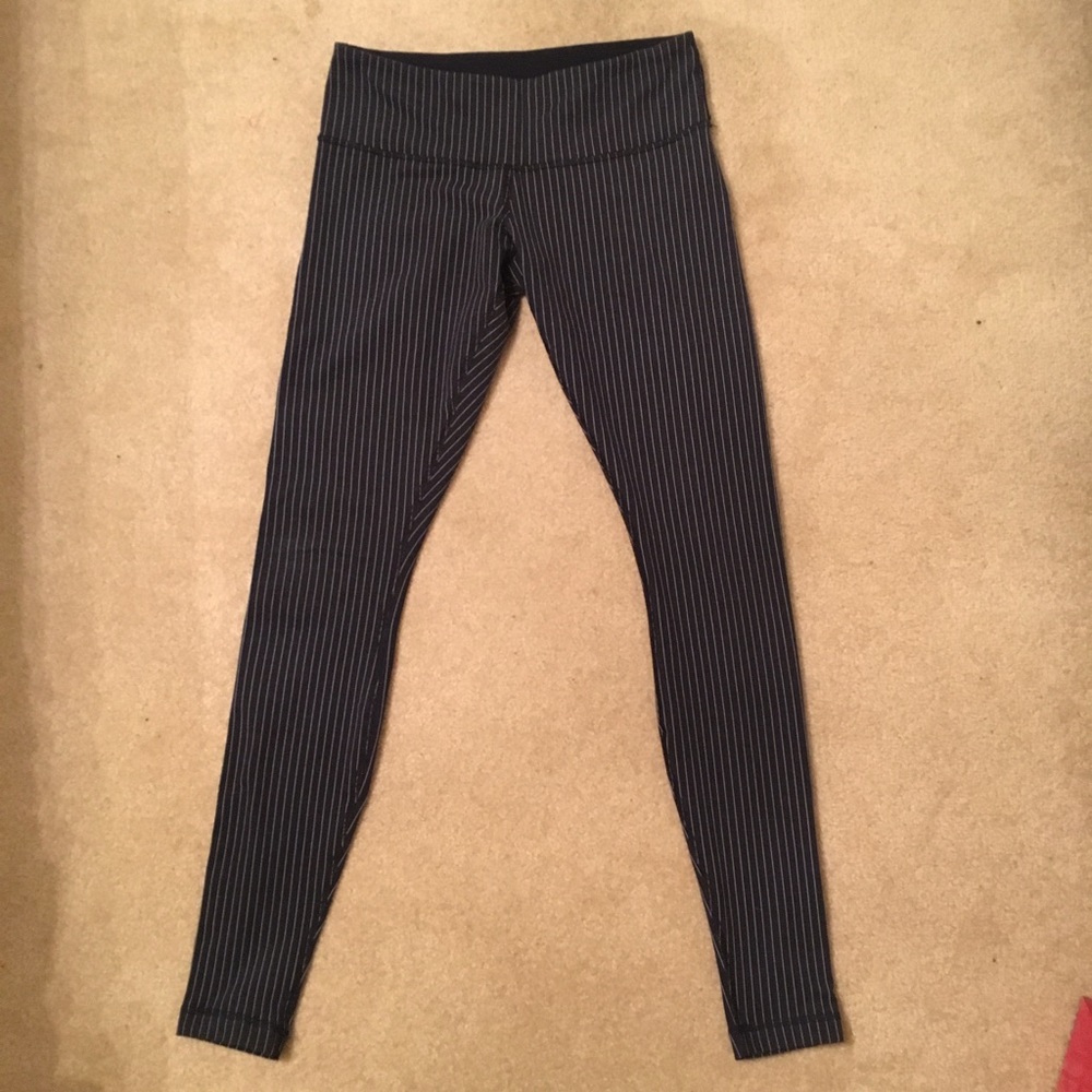 Pinstripe Lulu Lemon Leggings