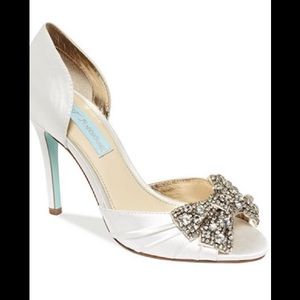 Betsey Johnson Glam wedding heels