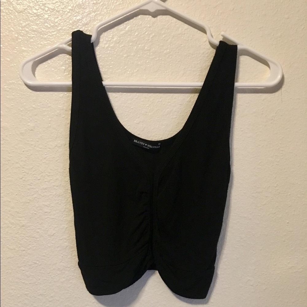 Black Brandy Crop Top - Picture 1 of 3