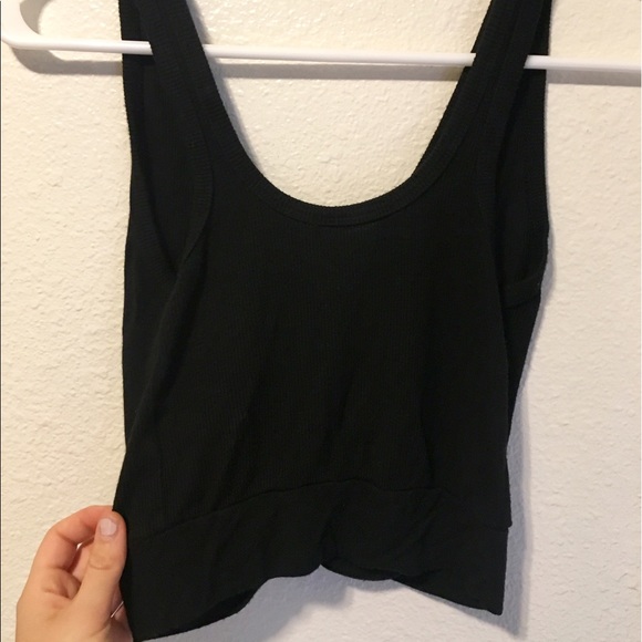 Black Brandy Crop Top - Picture 3 of 3
