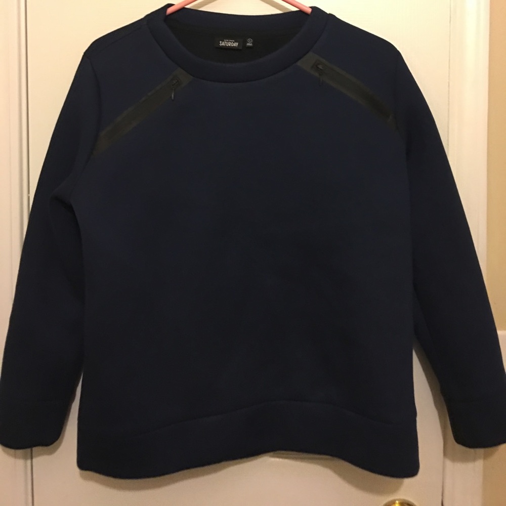 Deep navy blue Kate spade Saturday top
