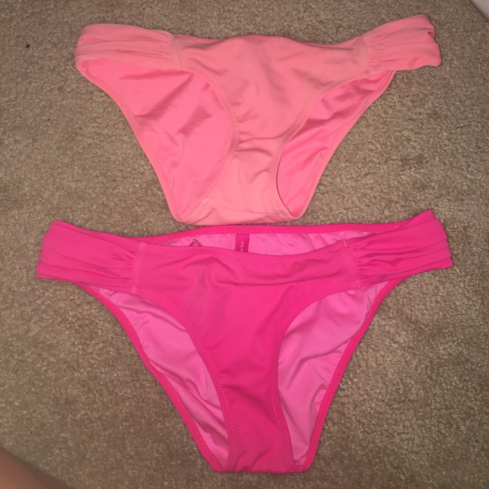 2 Victoria secret bathing suit bottoms