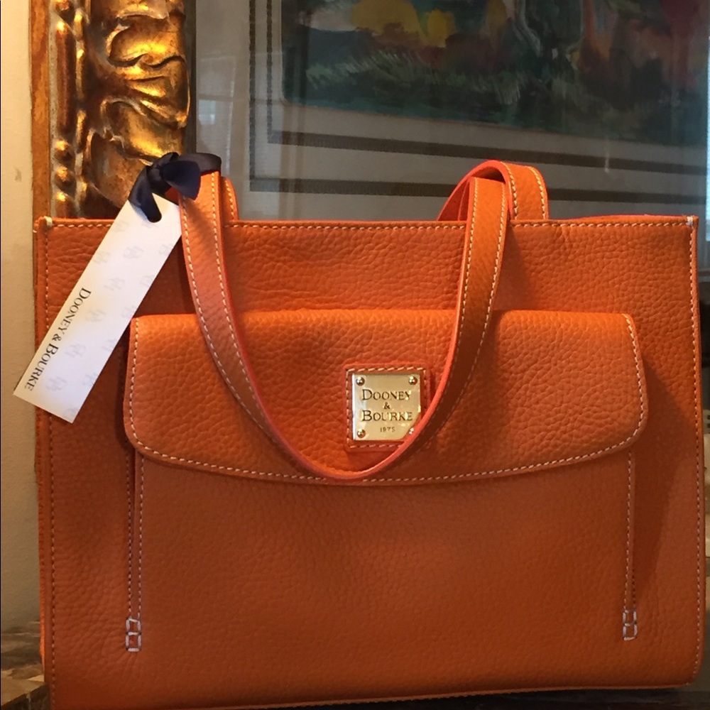 Dooney & Bourke Pebble Leather Janine Handbag