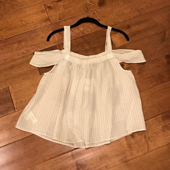 Lou & Grey Striped Off-The-Shoulder Tank - Picture 2 of 5