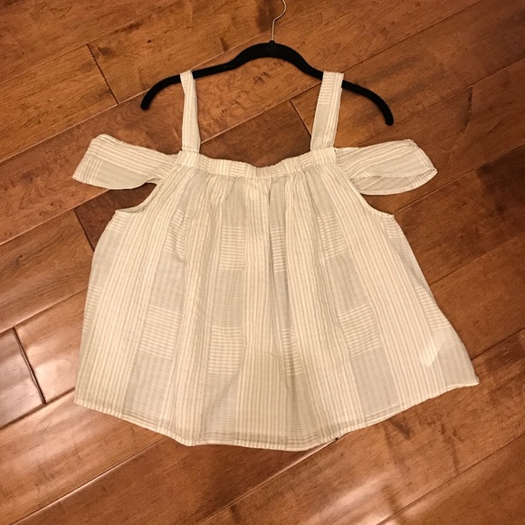 Lou & Grey Striped Off-The-Shoulder Tank - Picture 3 of 5