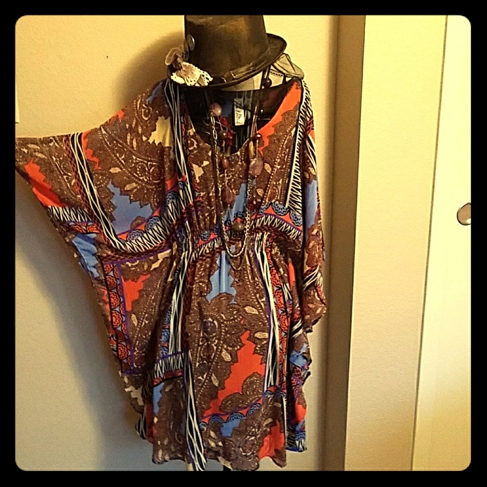 Retro 60's Scarf dress