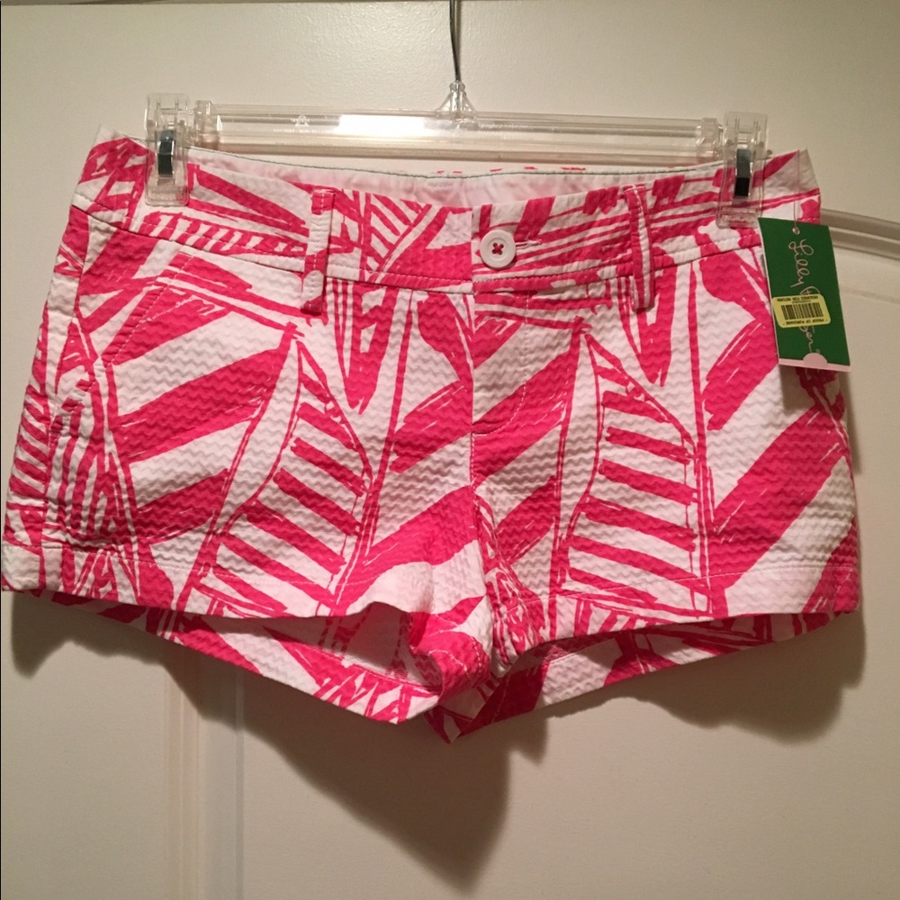 Lilly Pulitzer Pink Yacht Sea Sailboat Walsh Short