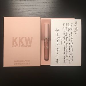 KKW by Kylie Cosmetic Creme Lipstick in Kiki