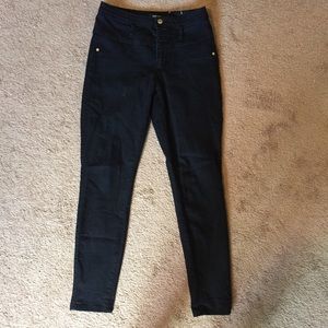 ✨FLASH SALE✨High waist super skinny black jeans.