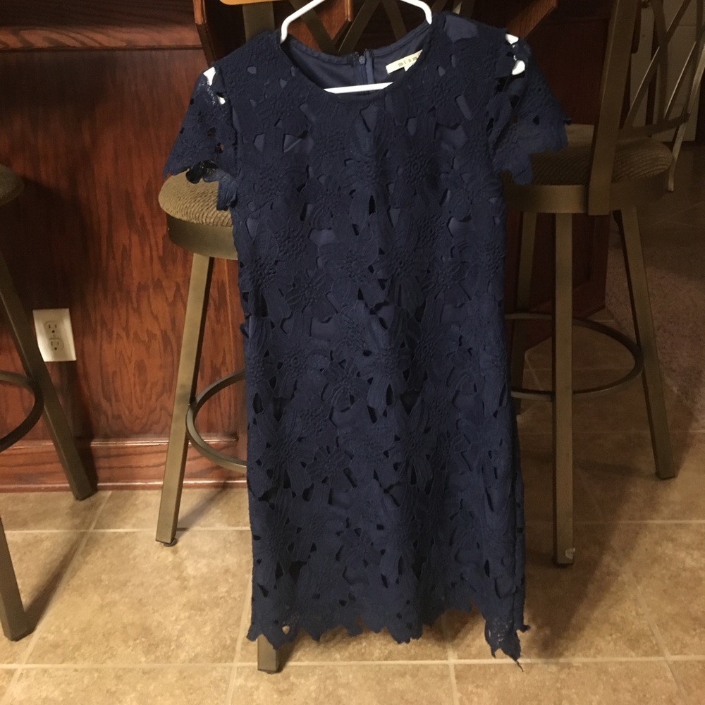 Navy lace Dress