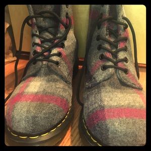 Plaid flannel Doc Martens