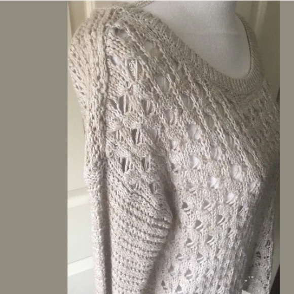 Hollister tan beige brown knit sweater - Picture 5 of 8