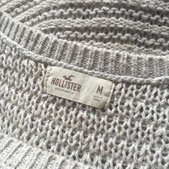 Hollister tan beige brown knit sweater - Picture 8 of 8