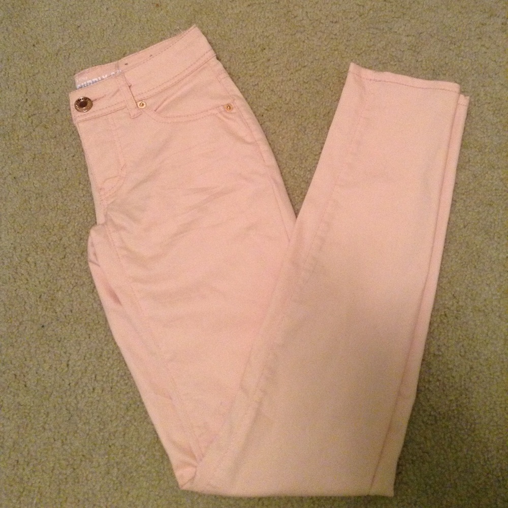 Mossimo pink skinny jeans