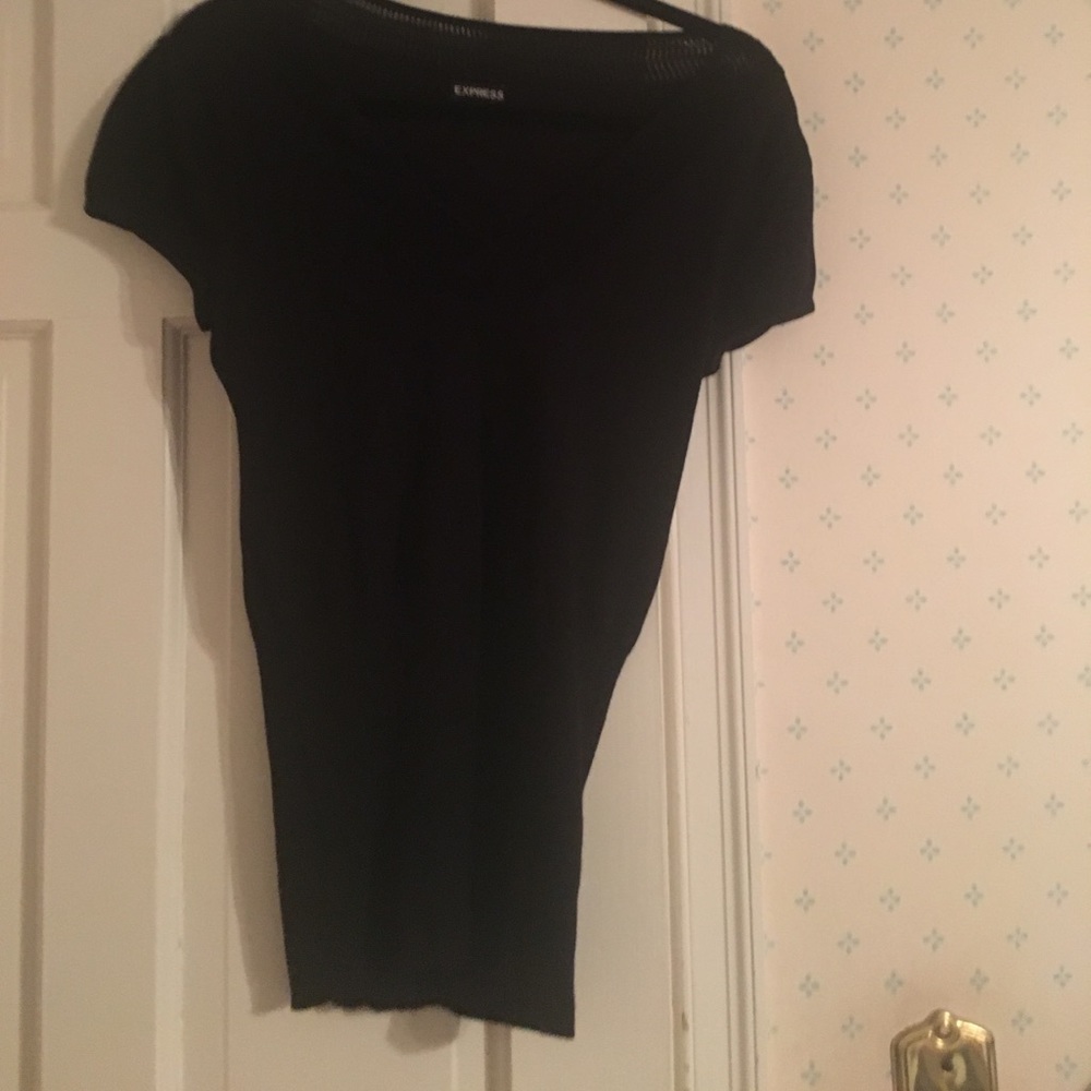 Express Short Sleeve Sweater Shirt - size small