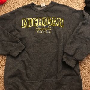 Michigan crew neck sweatshirt