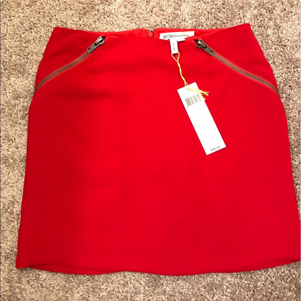 Red BCBG Skirt