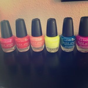 L.A. Colors nail polish 6 pieces