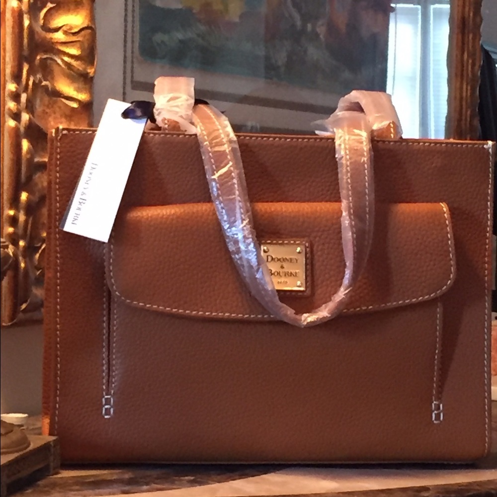 Dooney & Bourke Pebble Leather Janine Handbag