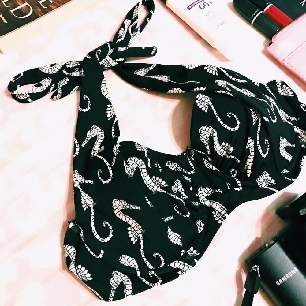 Hippie Billabong Halter Bikini Top (2 in 1)! 👙