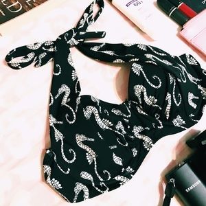 Hippie Billabong Halter Bikini Top (2 in 1)! 👙